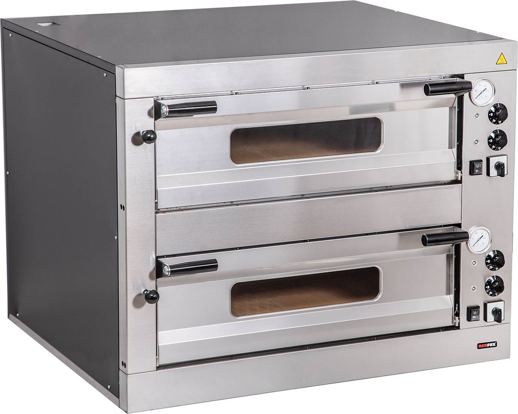 [52505120] KBS Pizzaofen Basic 4+4 für 8 Pizzen ø33cm elektro 9,6 kW