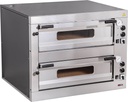 KBS Pizzaofen Basic 4+4 für 8 Pizzen ø33cm elektro 9,6 kW