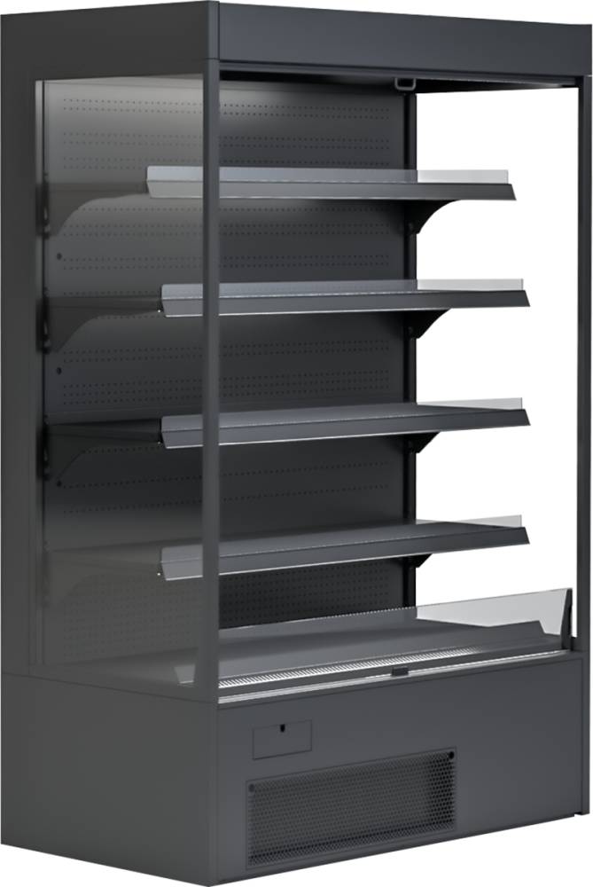 [531176] KBS Wandkühlregal Variant 167 Black Line mit Nachtrollo