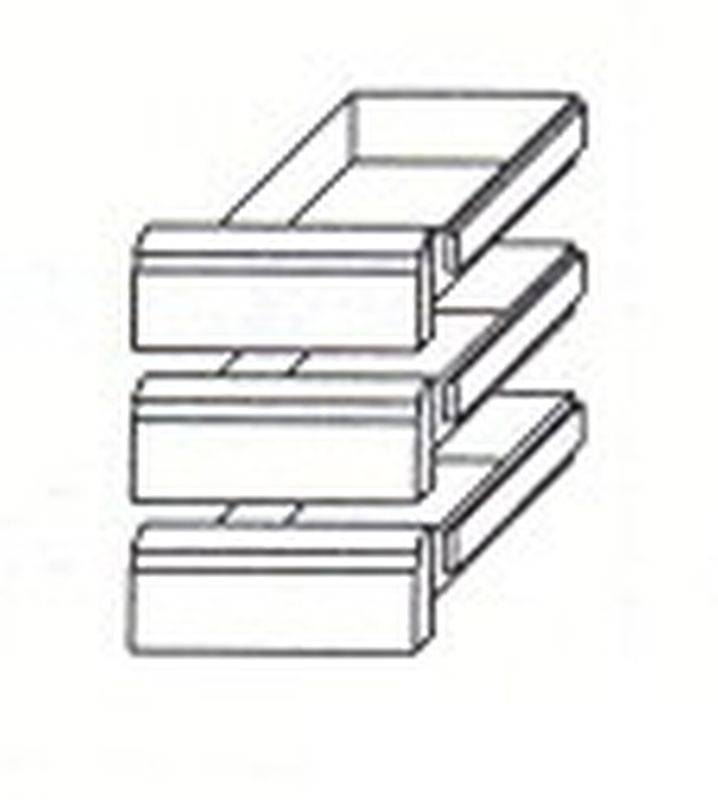 [6022033] KBS Schubladensatz 3 x 1/3 für Kühltisch Classic