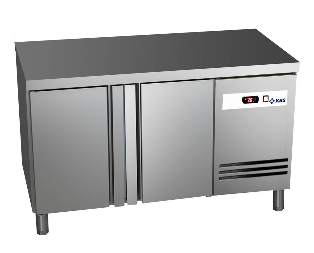 [60222040] KBS Kühltisch Ready KT2600 mit Arbeitsplatte 2 Türen