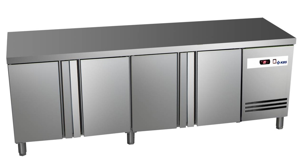 [60222042] KBS Kühltisch Ready KT4600 mit Arbeitsplatte 4 Türen