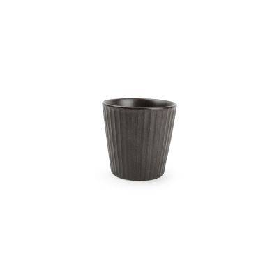 [606029] Tasse Aurora aus Porzellan, 20 cl, schwarz