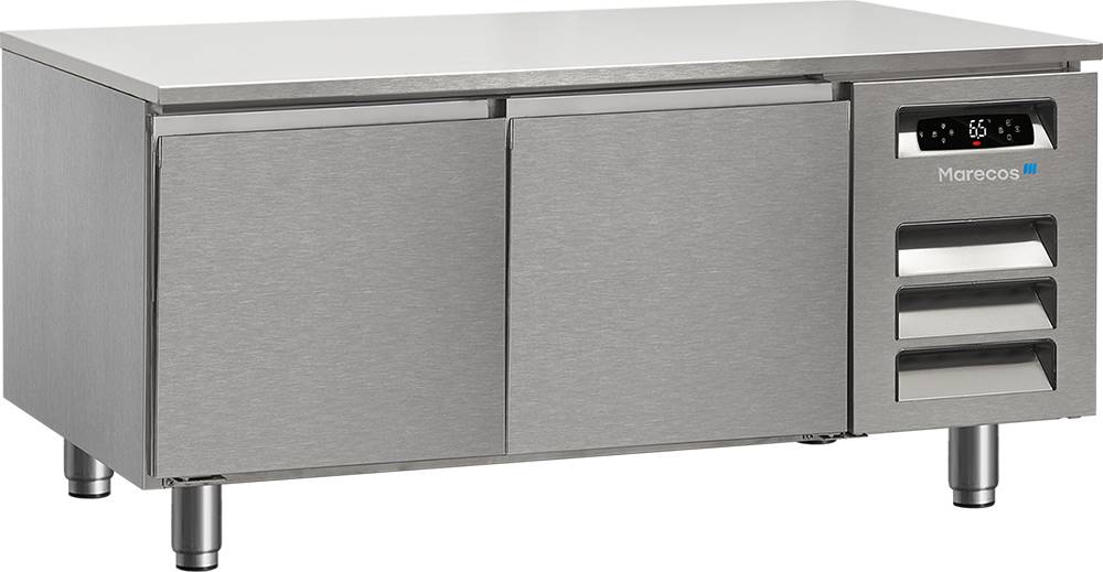 [691200] KBS Snack 1200 Unterbaukühltisch mit abnehmbarer Arbeitsplatte und 2 Schubladen