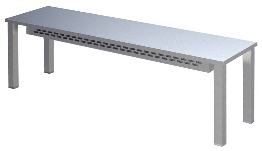 [91100115] KBS Aufsatzbord 1 Etage Breite 180cm mit Wärmemodul