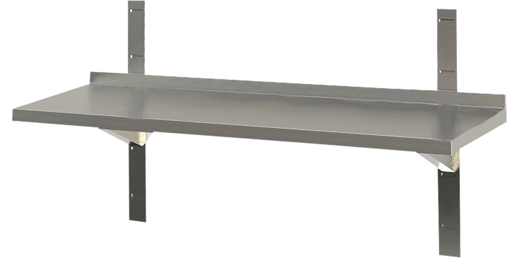 [91410110] KBS Wandbord 1 Boden mit Aufkantung B 160cm x T 30cm