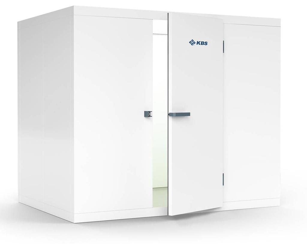 [9184107] KBS Kühlzelle EVO80-10 Komplettpaket inkl. Aggregat und Regalsystem