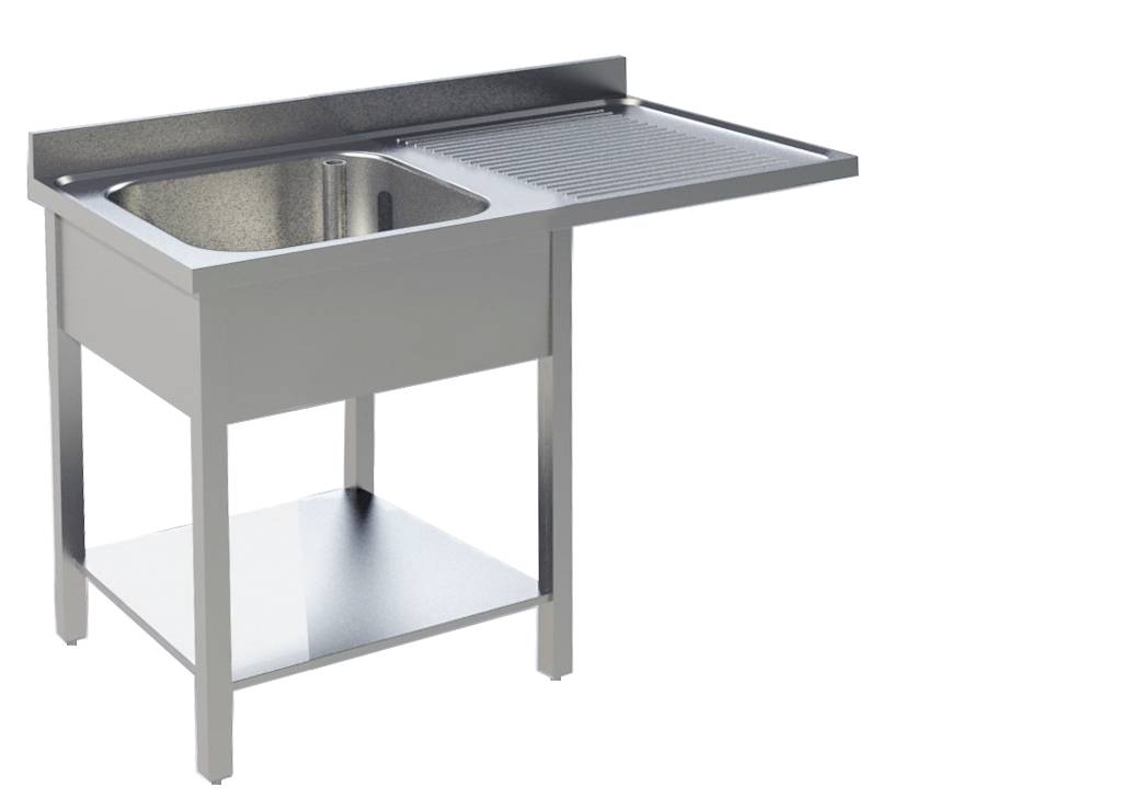 [92011104] KBS Spülcenter 1 Becken links Breite 120cm