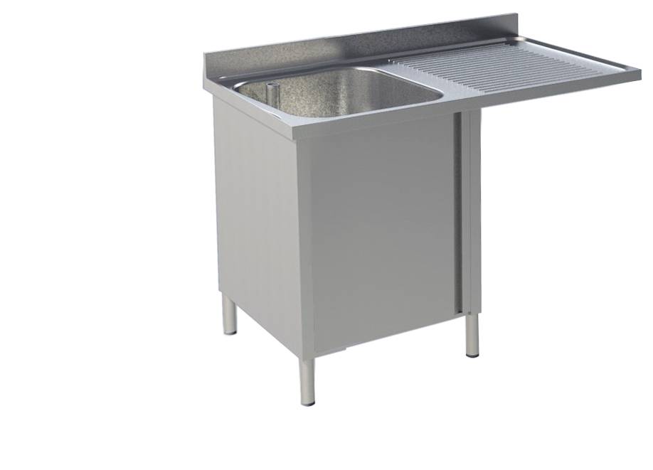 [92021104] KBS Spülcenter 1 Becken links Breite 140cm mit Unterschrank