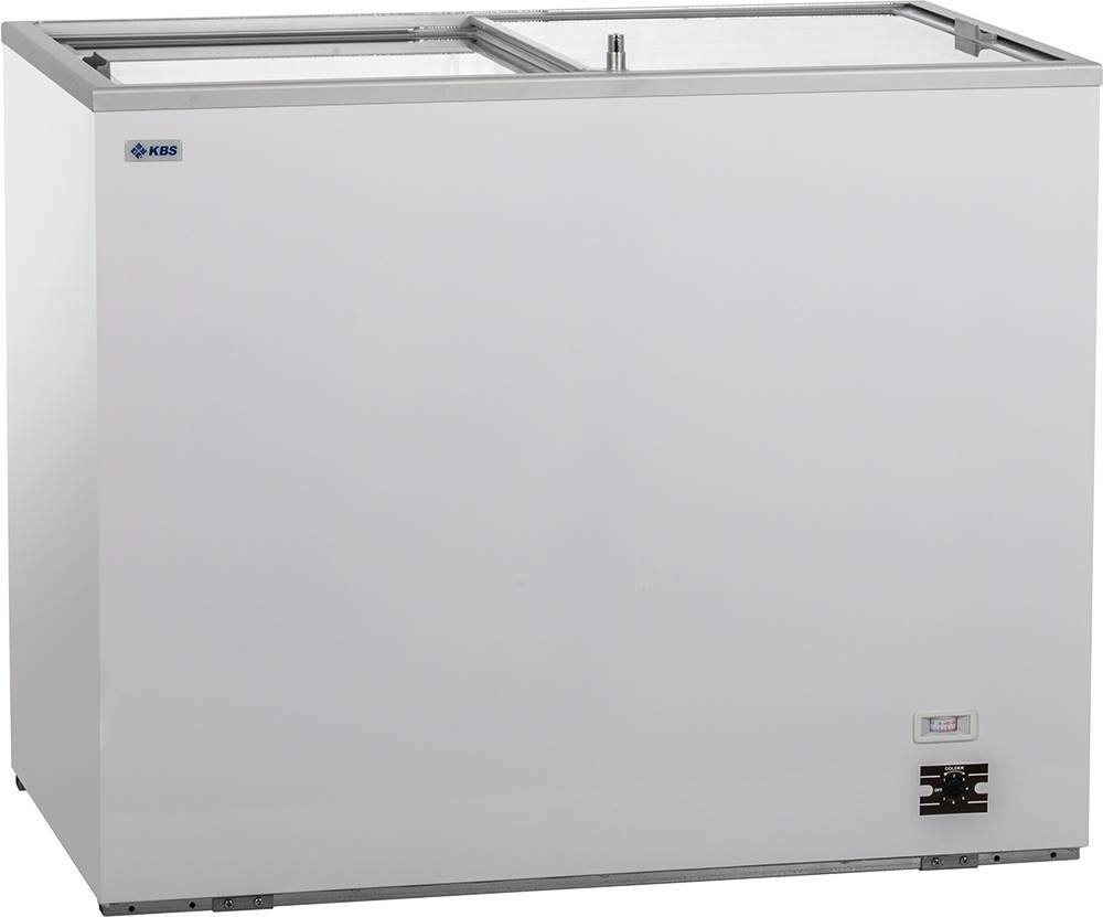 [921043] KBS Eiscreme Impuls-Tiefkühltruhe D 400 mit Glasschiebedeckel
