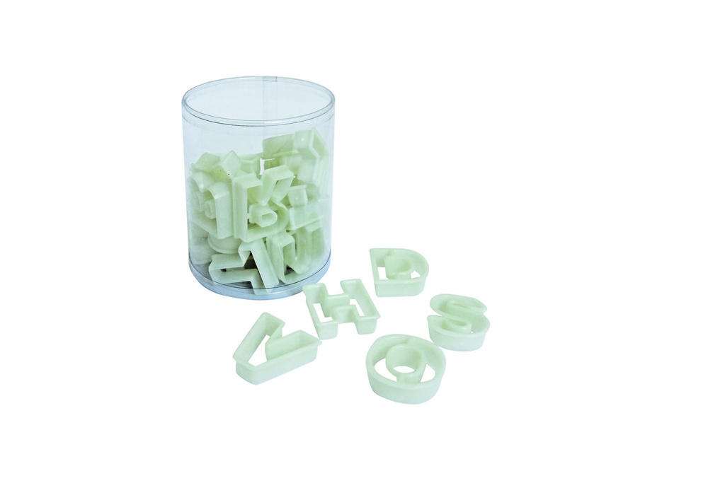 [166120] Ausstechersatz Buchstaben, 150 × 45x40 mm, 26-teilig