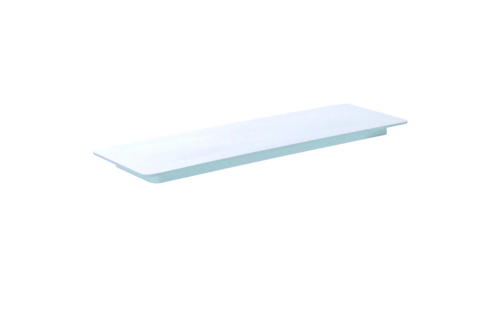 [227023] Kuchen- / Tortenplatte aus Melamin, 400 x 150 mm, weiß