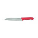 Kochmesser aus Edelstahl, 200 mm, rot