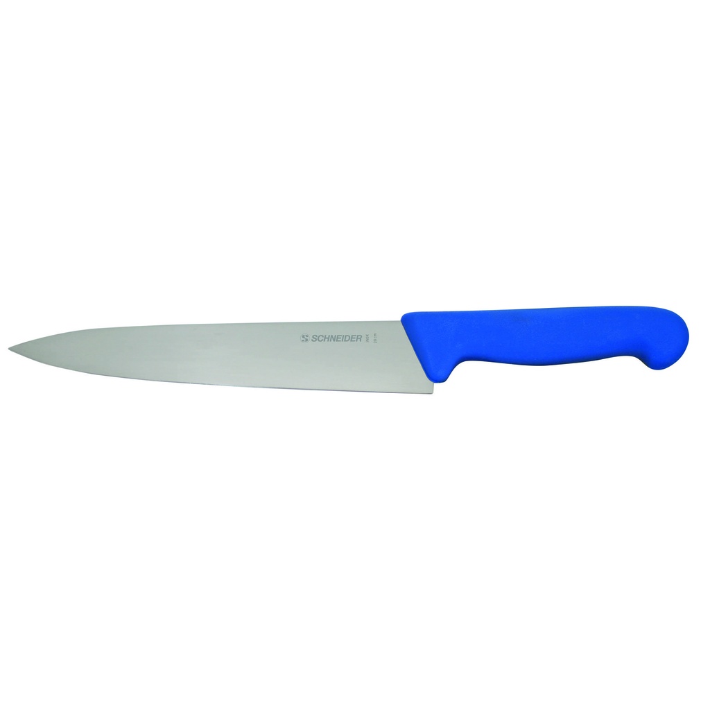 [260838] Kochmesser aus Edelstahl, 200 mm, blau