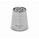 Tülle Tulpe aus Edelstahl, Ø 23 mm, Höhe 42 mm