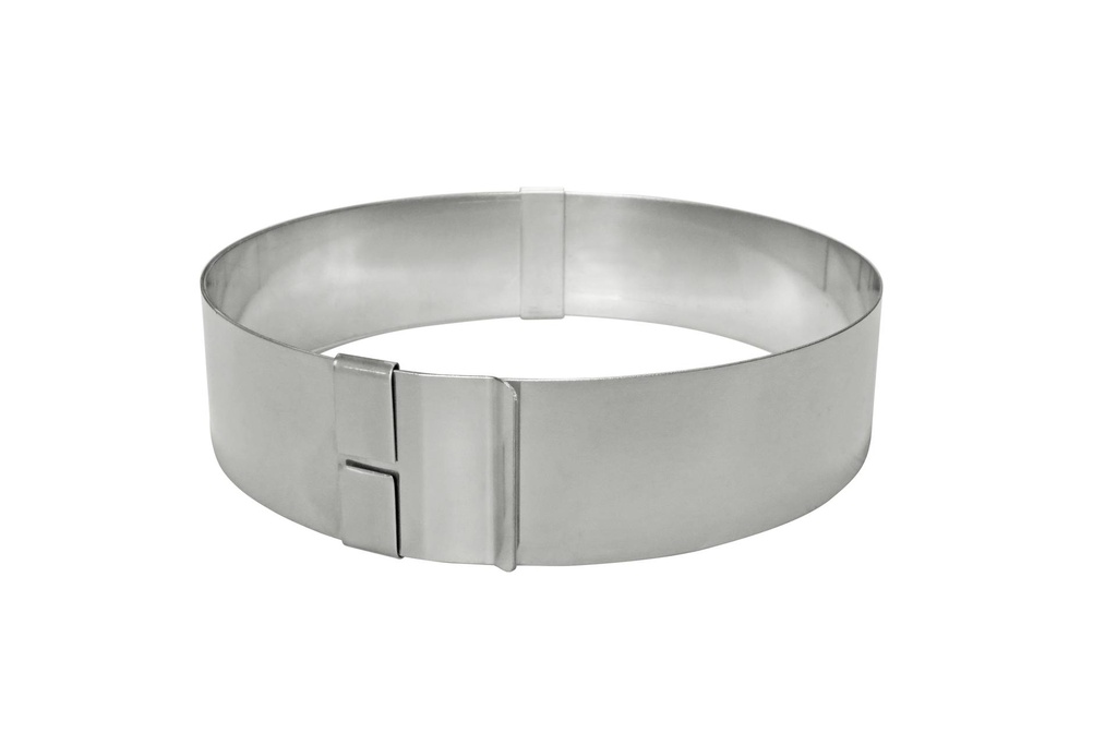 [199987] Tortenring verstellbar aus Edelstahl, Ø 180 - 300 mm, 60 mm