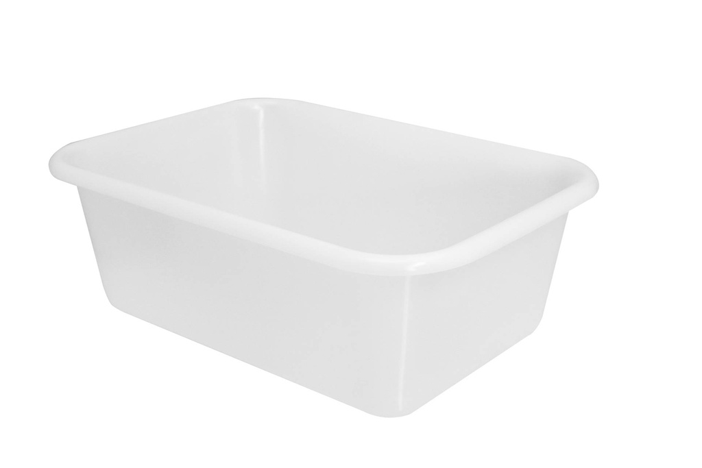 [200960] Teigwanne aus HDPE, 530 x 410 x 140 mm, weiß