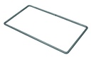Verschlussgriff aus Edelstahl, 450 x 250 mm