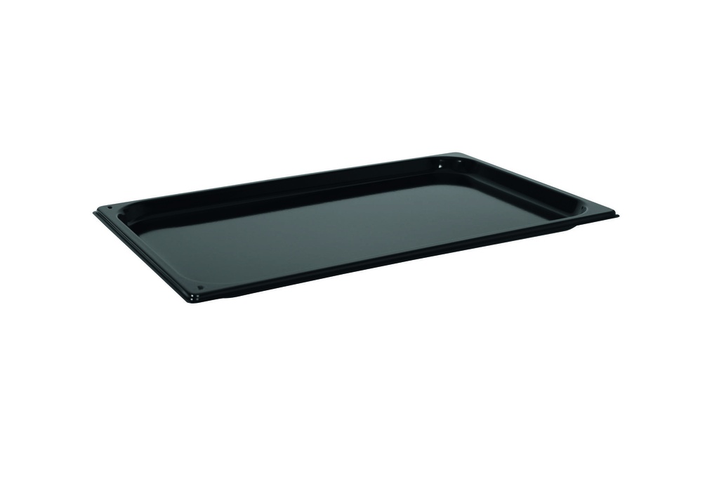 [382530] Backblech aus Stahlblech, 530 x 325 mm, schwarz