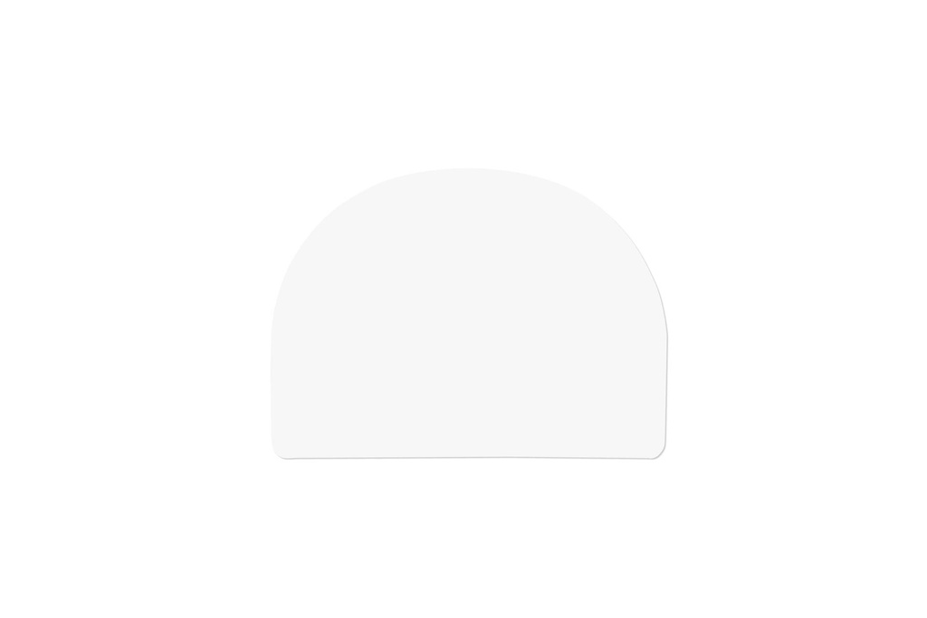 [227244] Teigschaber aus LDPE, 120 x 88 mm, weiß