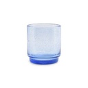 Glas Kolon, 38 cl, blau