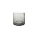 Glas Crackle, 22 cl, grau