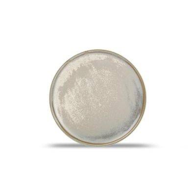 [604402] Teller Usko aus Porzellan, 22,5 cm, grün