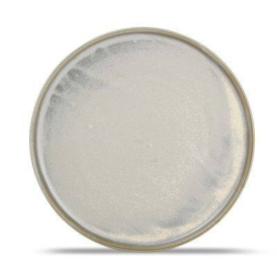 [604403] Teller Usko aus Porzellan, 29 cm, grün