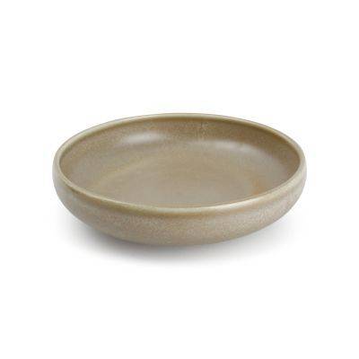 [604404] Tiefer Teller Usko aus Porzellan, ø 22 cm, H 6 cm, grün