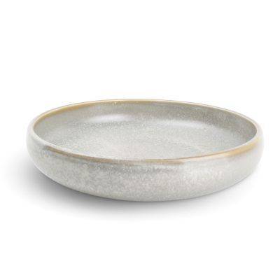 [604406] Tiefer Teller Usko aus Porzellan, ø 24 cm, H 6 cm, grün