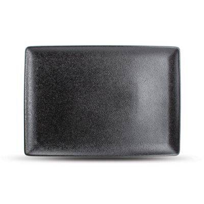 [604506] Teller Dämmerung, 28 x 20 cm, schwarz