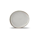 Teller Ceres, 21 x 18,5 cm, grau