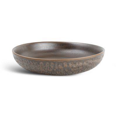 [604808] Tiefer Teller Gehämmert aus Porzellan, ø 22 cm, H 4,5 cm