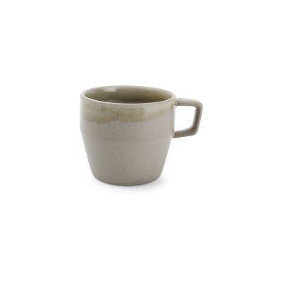 [604892] Tasse Structo aus Porzellan, 20 cl, braun
