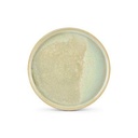 Platte Structo, ø 20,5 cm, H 1,5 cm, türkis