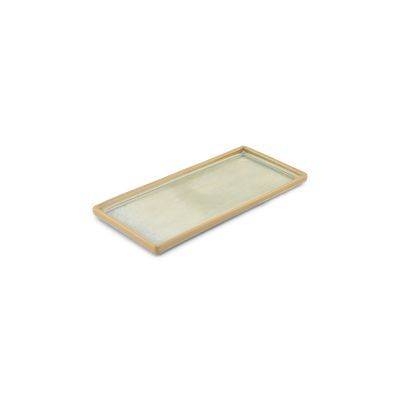 [604924] Servierplatte, Structo, 22 × 10 × 1,5 cm, türkis