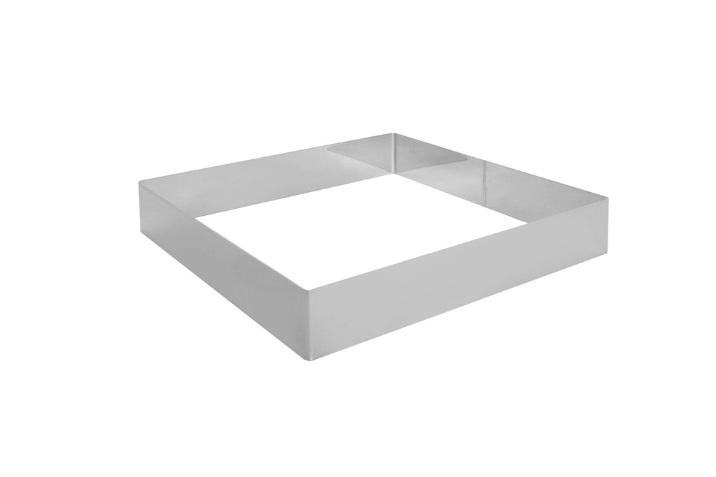 [155379] Schnitten- /Backrahmen aus Edelstahl, 280 x 280 x 50 mm