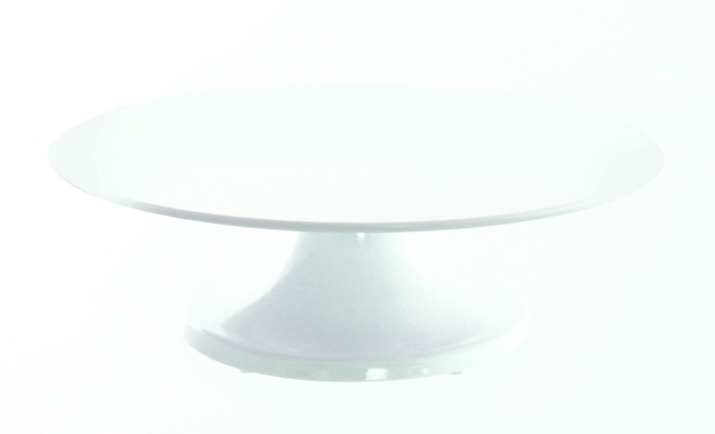 [227028] Tortenplatte aus Melamin, Ø 320 mm, weiß