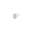 Tasse Vanille Curvo aus Porzellan, 17 cl