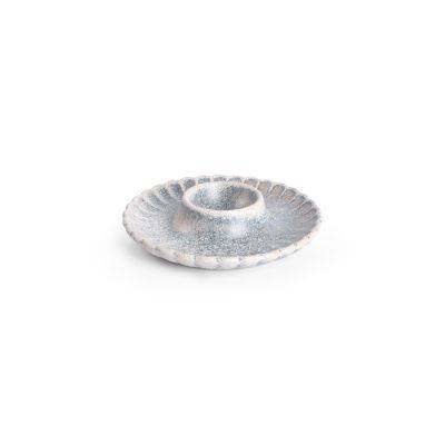 [606619] Eierbecher Verblasst Dune aus Porzellan, 11 cm, blau