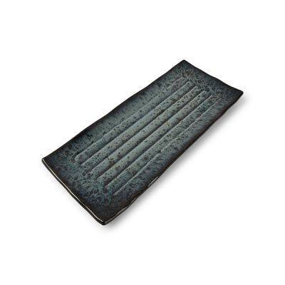 [606807] Servierplatte Algen Umi aus Porzellan, 36 × 15 × 2 cm