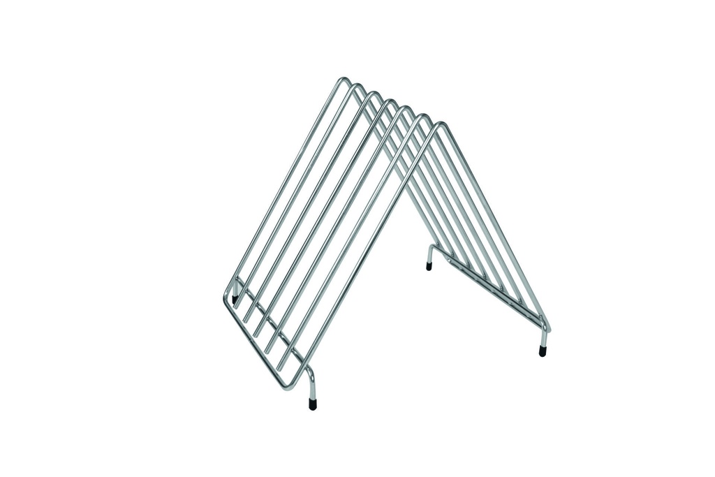 [228340] Abtropfständer für Schneidebretter aus Chromnickelstahl, 270 × 270 × 270 mm