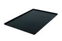 Ausstell-/Thekenblech aus Aluminium, 600 x 400 x 10 mm, schwarz