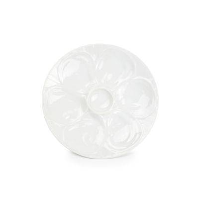 [611080] Austernplatte Appetite aus Porzellan, 23,5 cm, weiß