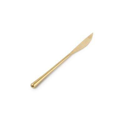 [614030] Tafelmesser Mattgold Revive, 22,5 cm, gold