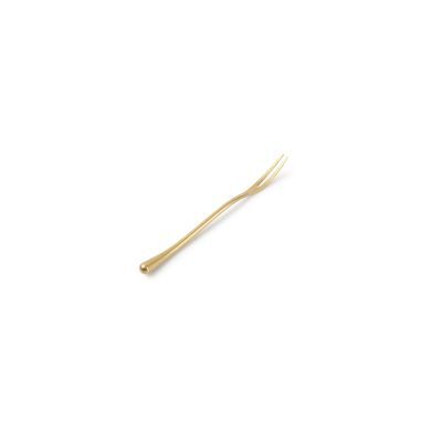 [614034] Snackgabel Mattgold Revive, 13,2 cm, gold