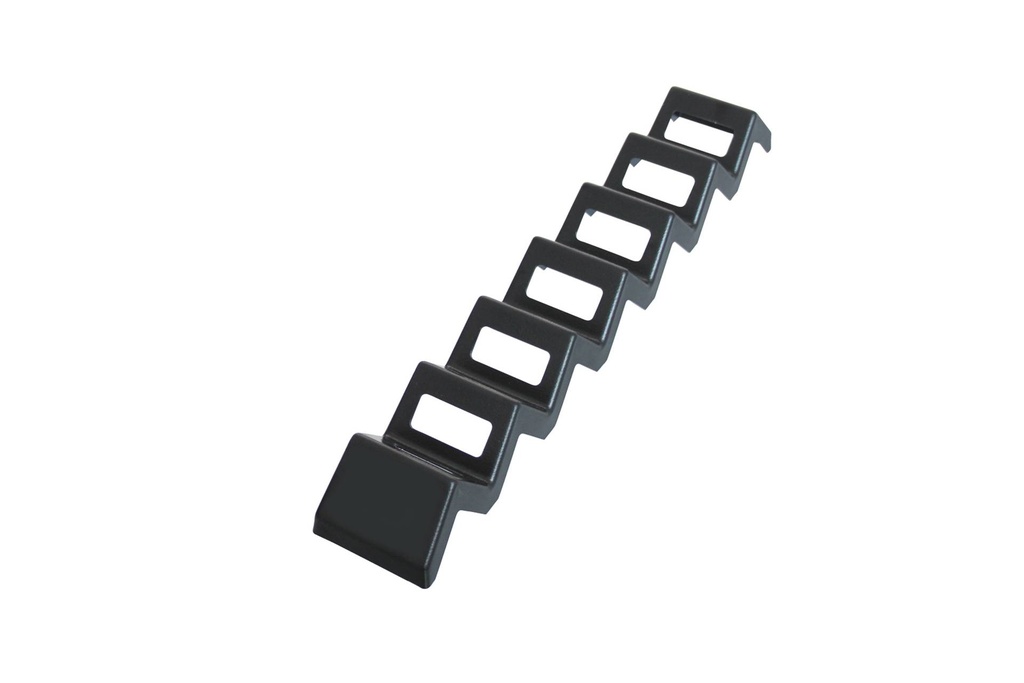 [227651] Snack-Verkaufsständer aus ABS, 560 x 85 x 58 mm, schwarz