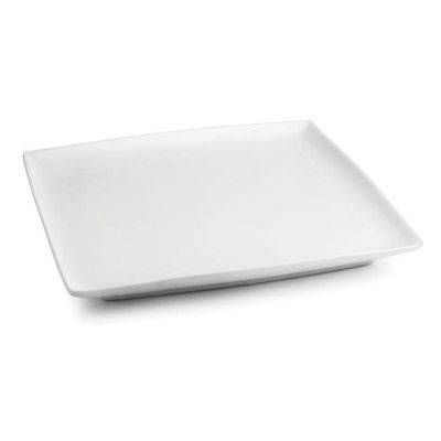 [702506] Platte Squito aus Porzellan, 30 x 30 cm, weiß