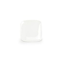 Teller Match aus Porzellan, 13,5 x 13,5 cm, weiß