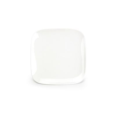 [703303] Teller Match aus Porzellan, 19 x 19 cm, weiß